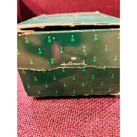 Vintage hallmark holiday magic 1985 light ornament Chris Mouse - Picture 4 of 4